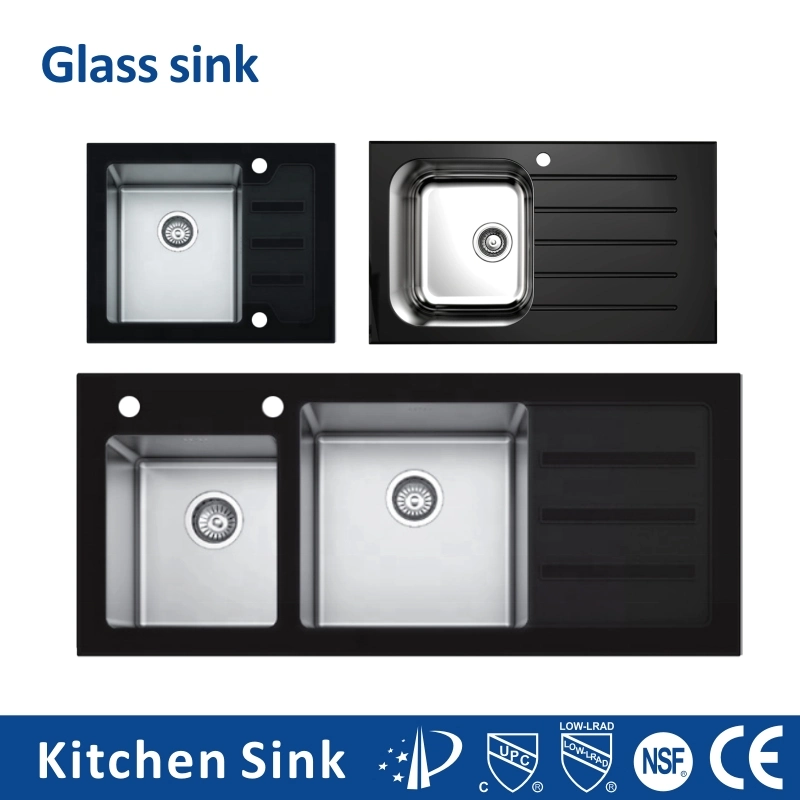 Europe USA Multifunction 2 3mm 30 Inch Top Under Mounted Single Double Wash Bowl Stainless Steel Handmade Knife Dustbin Kitchen Sink for House Project