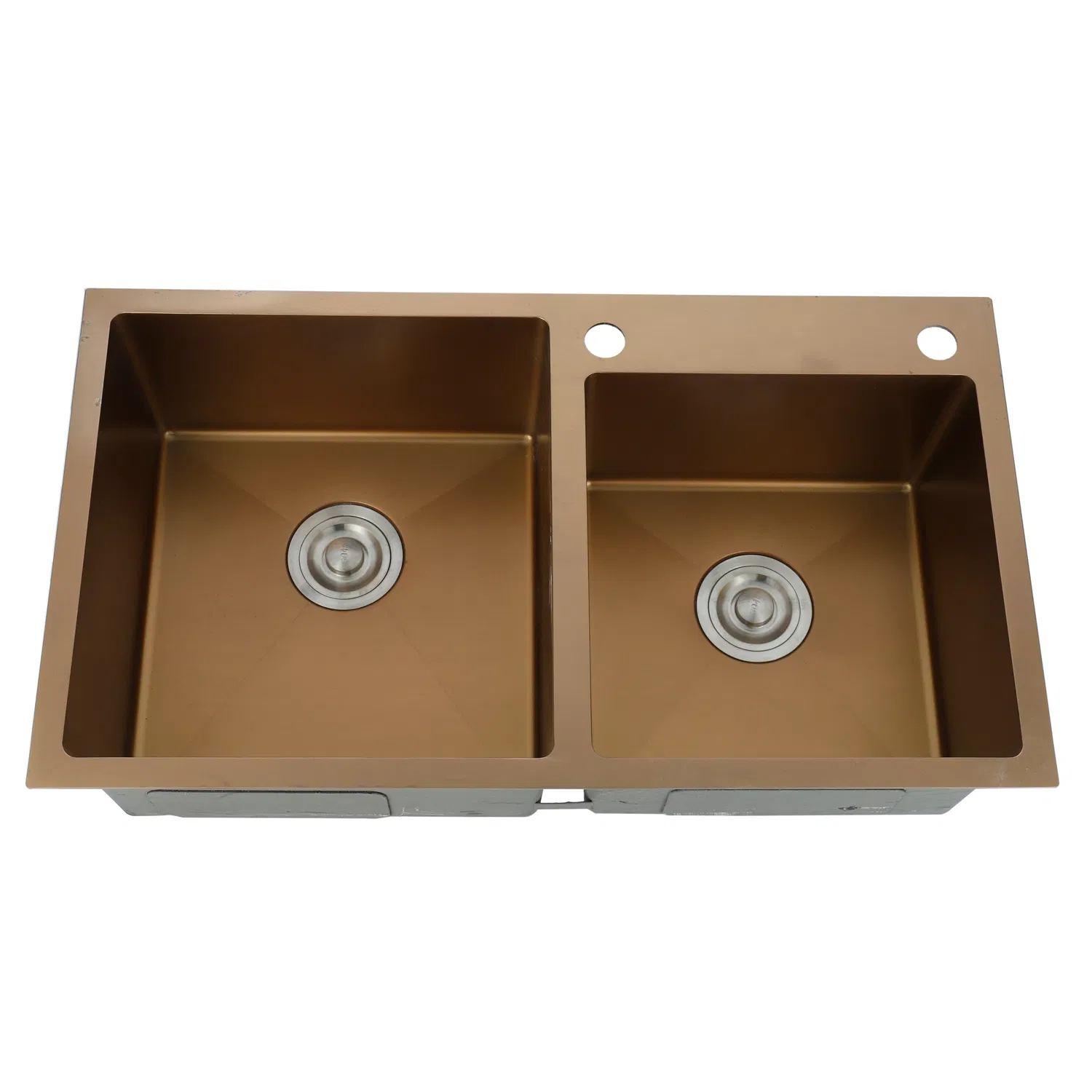 Handmade Double Bowl Sinks Farmhouse Apron Front Stainless Steel Undermount Kitchen Sink