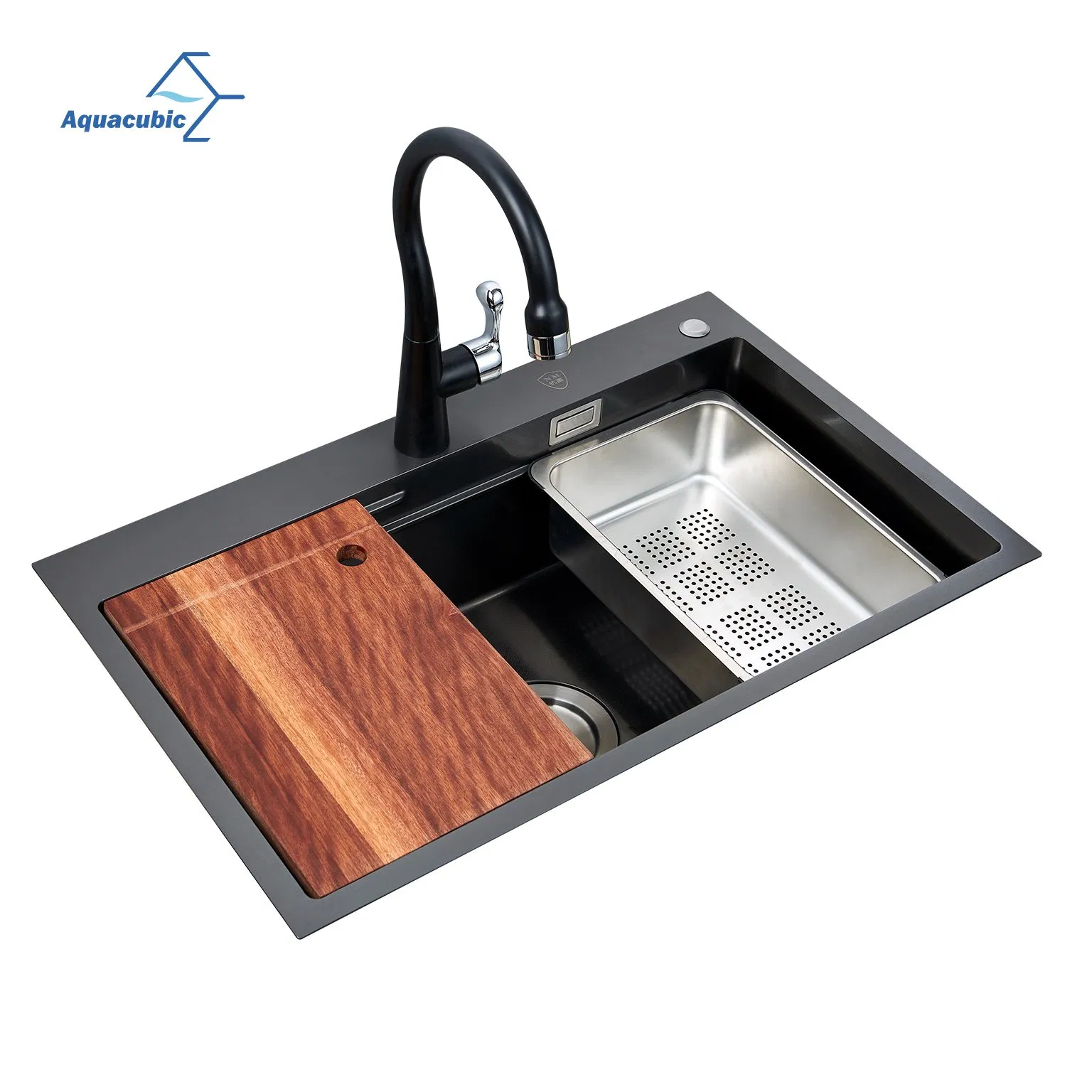 30 Inch Drop in Kitchen Sink Workstation Stainless Steel Sink Topmount 18 Gauge Deep Single Bowl Ledge One Basin Overmount Sink