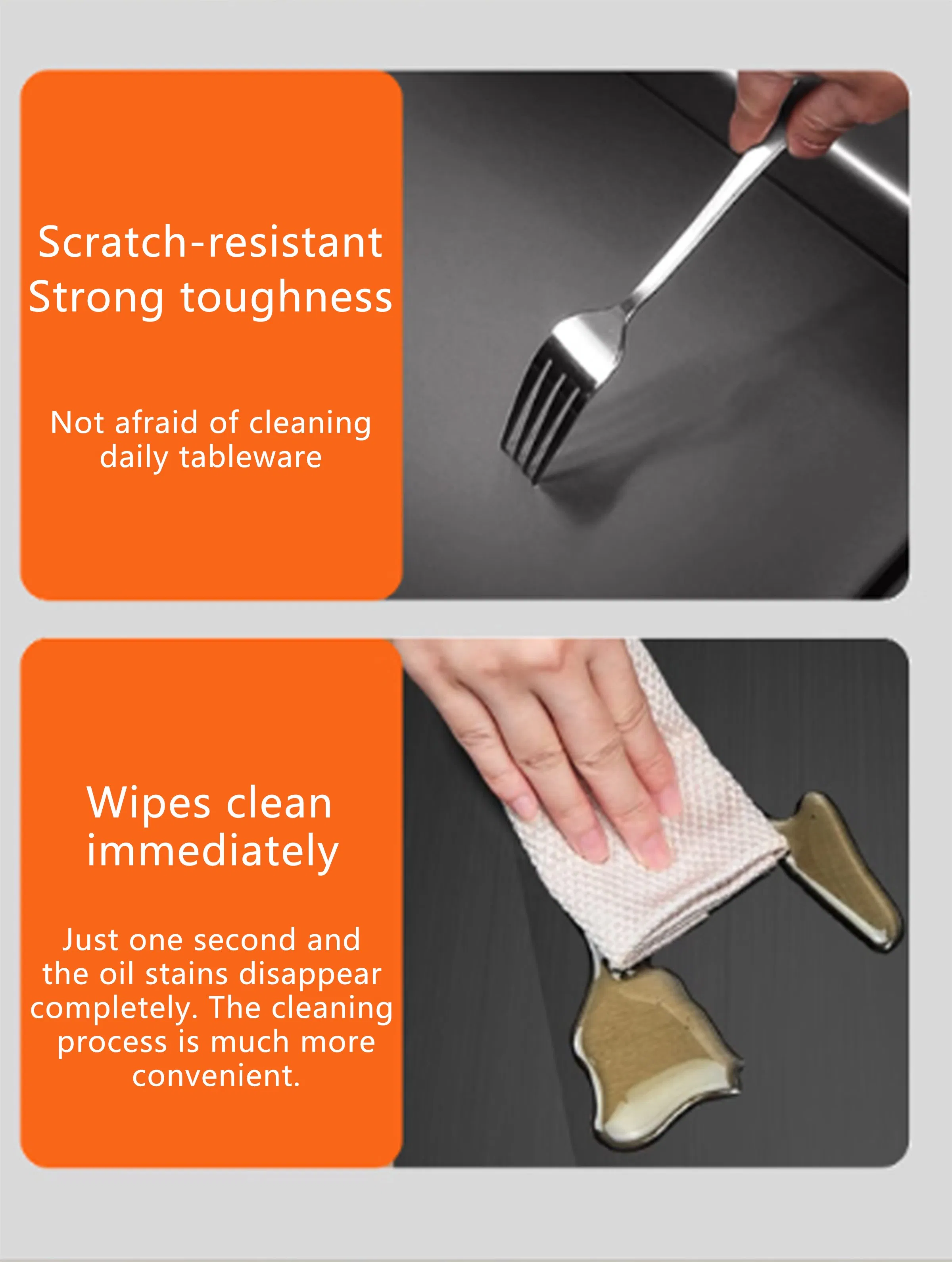 Commercial Stainless Steel 304/201 Single Bowl Handmade Nano Modern Kitchen Sink