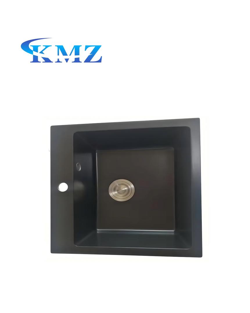 High Quality Brushed Topmount Stainless Steel Single Bowl Deep Small Black Drop in Kitchen Sinks