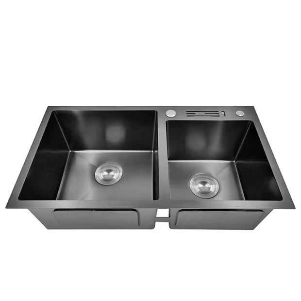 Hand Made Corner Kitchen Sinks Stainless Steel 304