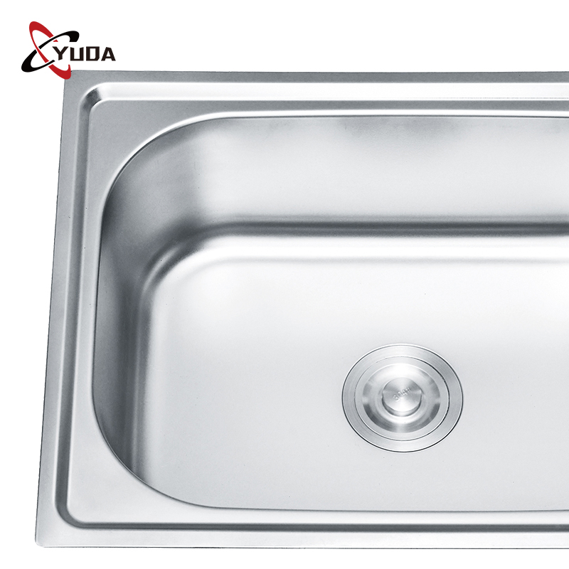 Sleek Modern Stainless Steel Corner Kitchen Sink for Efficient Space