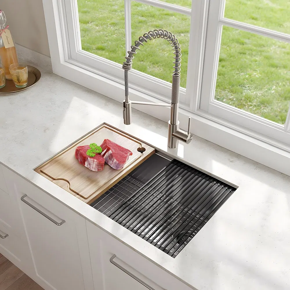 Stylish Undermount Kitchen Sink with R10 Rounded Corners Design