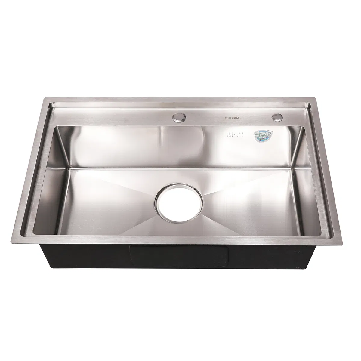 Topmount Drop in Kitchen Single Bowl R10 Corner Handmade Farmhouse Workstation Sink