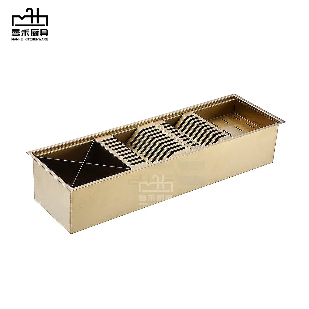 Gold Stainless Steel Sink