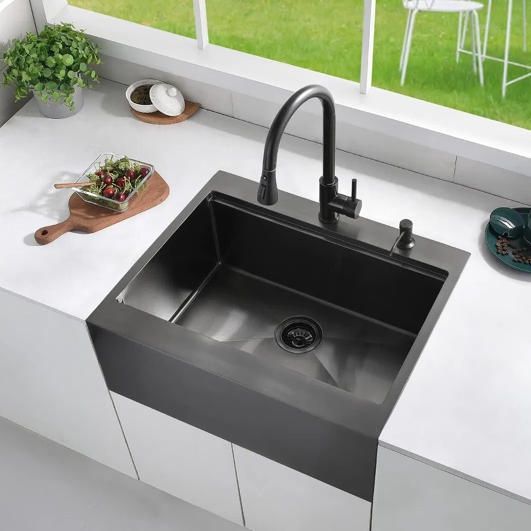 Black Stainless Steel Sink 1