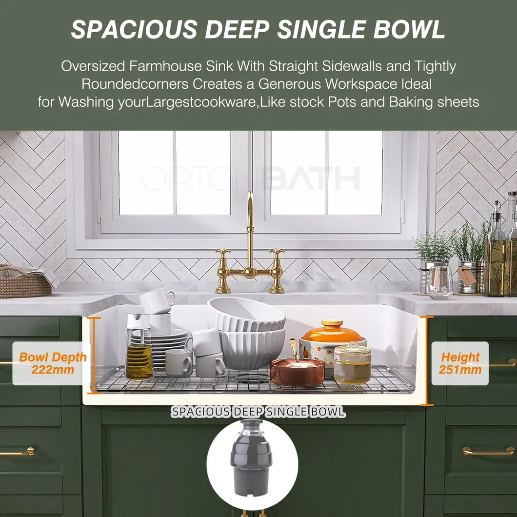 Deep Drop in Undermount Kitchen Sink