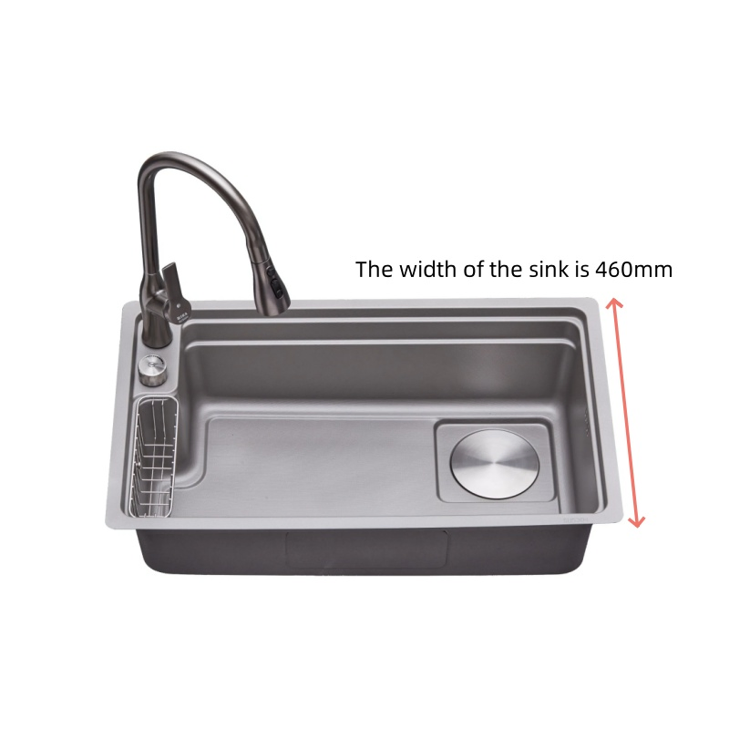 7546-Stainless Steel Integral Stretchable Sink
