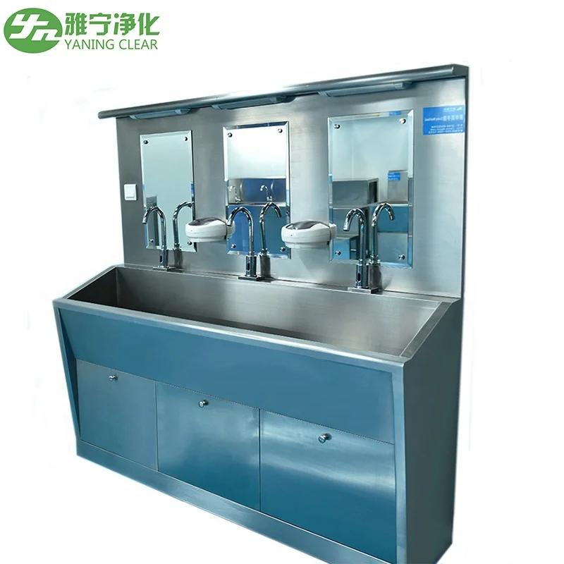 Yaning Laboratory Operating Table Sampling Stainless Steel Hand Wash Sink Stretchable Faucet Instant Hot Water Mix Water Wash Sink
