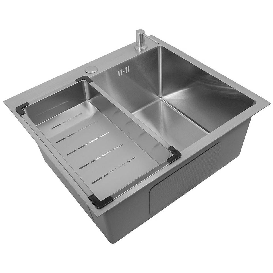 Drop-in Kitchen Sink Single Bowl, Topmount Kitchen Stainless Steel Sink