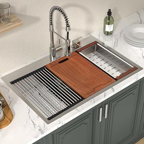 China Factory Made 304 Stainless Steel Kitchen Sink Multifunctional Modern Kitchen Sink
