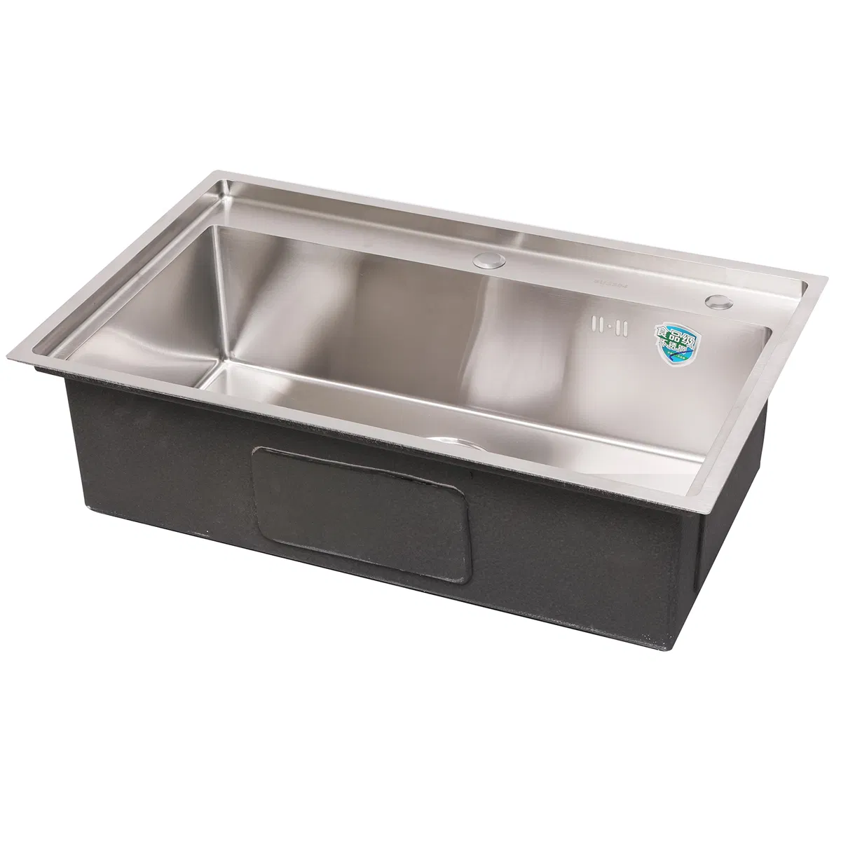 Topmount Drop in Kitchen Single Bowl R10 Corner Handmade Farmhouse Workstation Sink