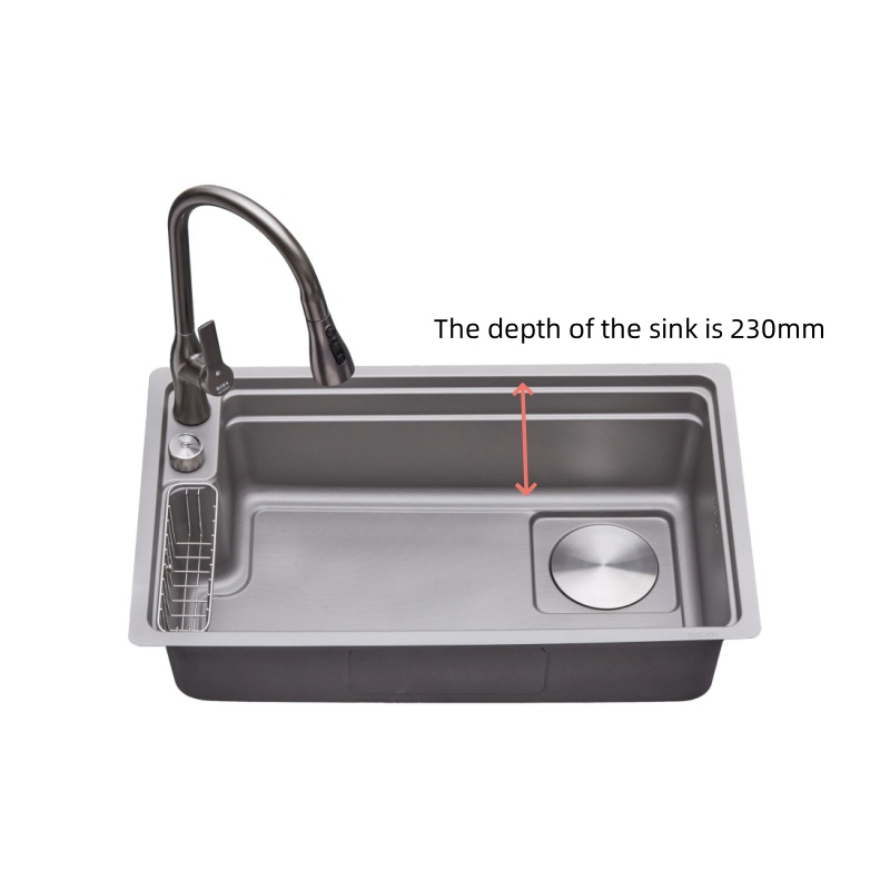 7546-Stainless Steel Integral Stretchable Sink