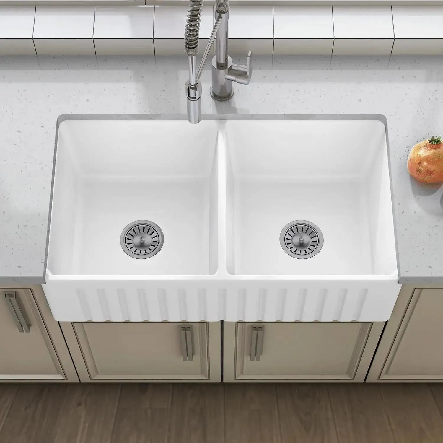 Modern Design Farm House Sink Apron Front Ceramic Farmhouse Kitchen Sink