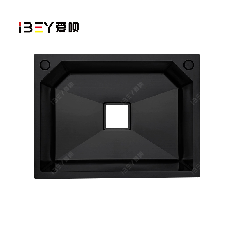 Elegant Rectangular Handmade Kitchen Stainless Steel Sink with Special Design