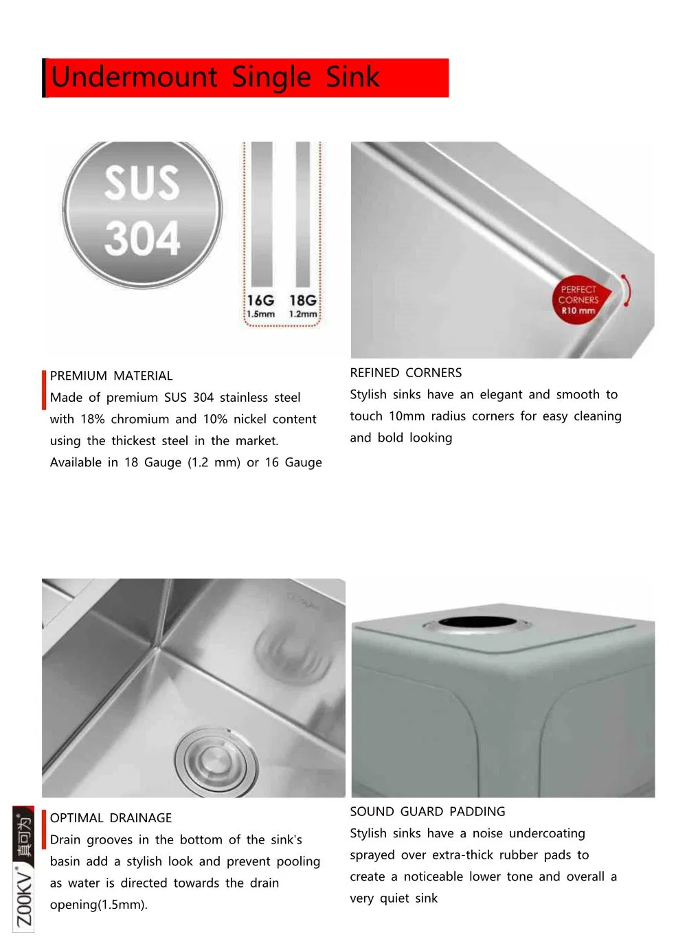 Stainless Steel Single Bowl Sink Drop in/Topmount Workstation Kitchen Sink with Sliding Accessories