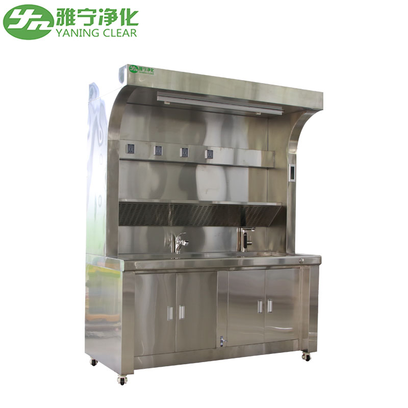 Yaning Laboratory Multifunction Table Sampling Stainless Steel Hand Wash Sink with Stretchable Faucet