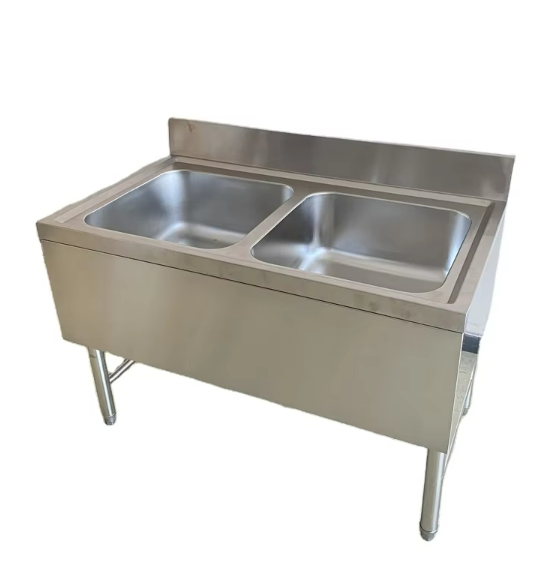 Customization Equipment Kitchenware Double Kitchen Restaurant Use Commercial Stainless Steel Sink OEM