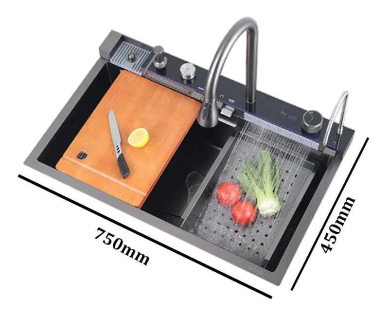 Waterfall Sink Detail