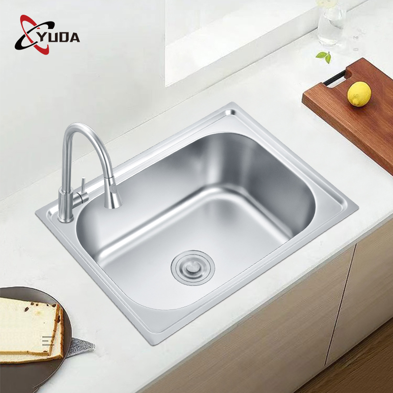 Sleek Modern Stainless Steel Corner Kitchen Sink for Efficient Space