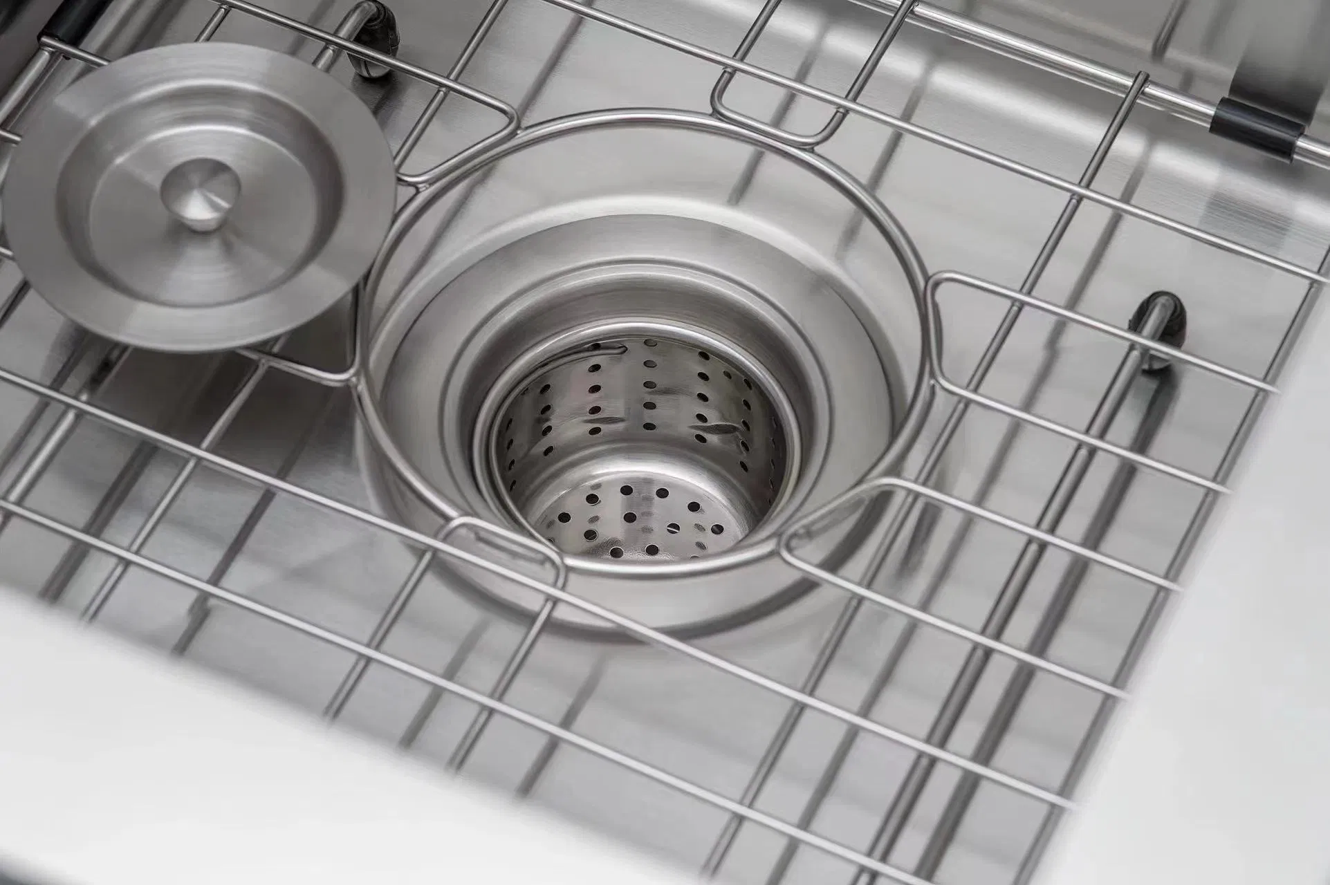 Black Stainless Steel Drop in Sink 27 Inch Above Counter Kitchen Sink Topmount Sink