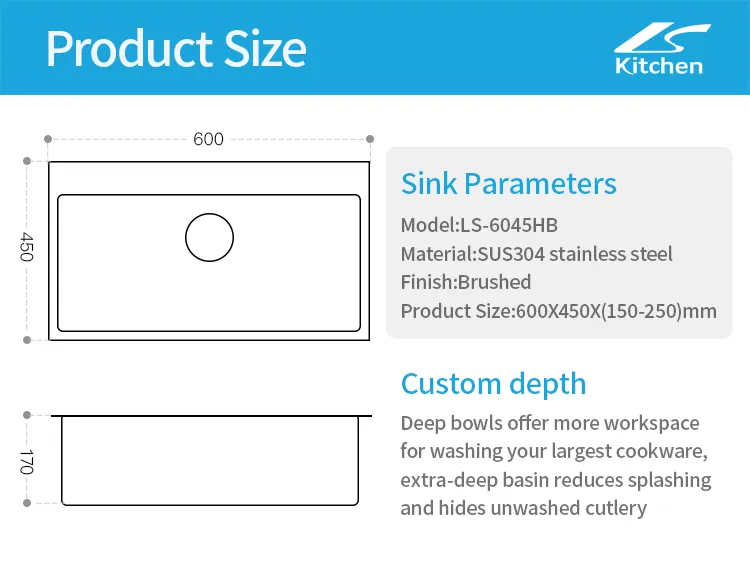 Modern Kitchen Sink Nano Black