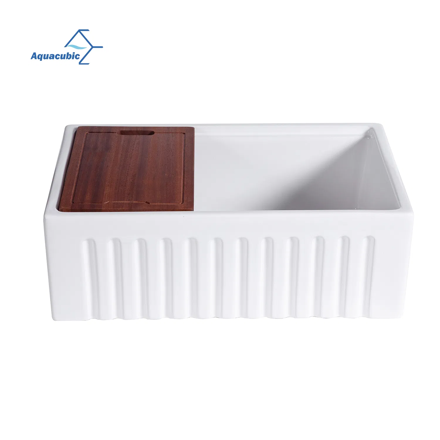 Upc Fireclay Apron Front Reversible Single Bowl 33 Farmhouse Kitchen Sink with Cutting Board Accessories
