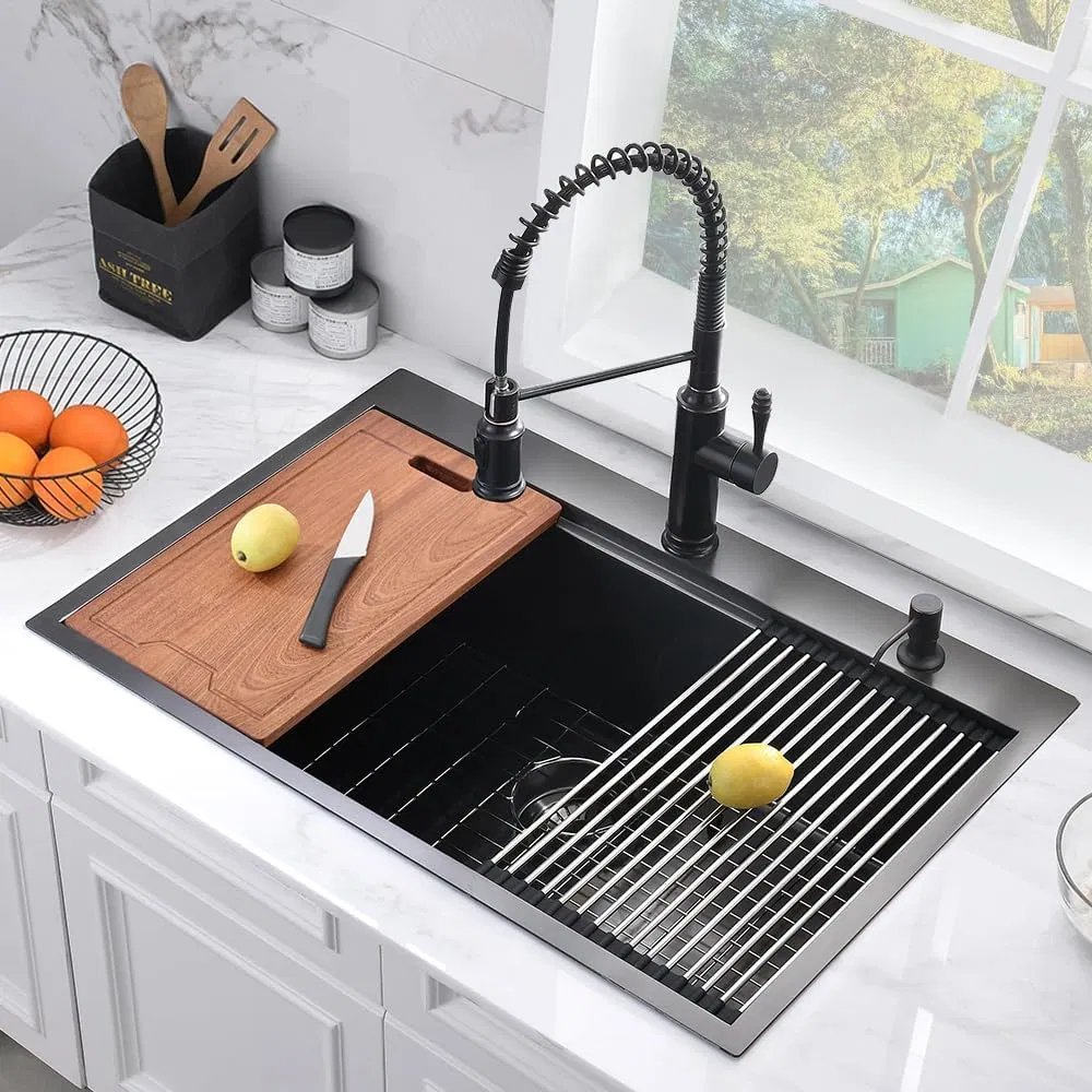 China Factory Made 304 Stainless Steel Kitchen Sink Multifunctional Modern Kitchen Sink