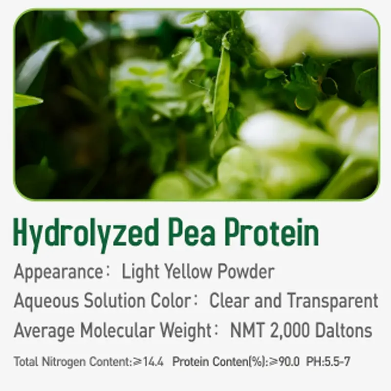 Buy Bulk Hydrolyzed Pea Protein Powder for Hair Repair Supplier, Manufacturer