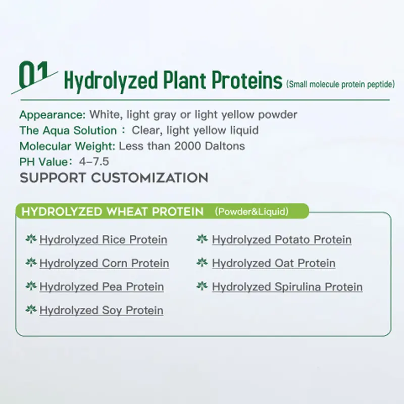 Buy Bulk Hydrolyzed Pea Protein Powder for Hair Repair Supplier, Manufacturer