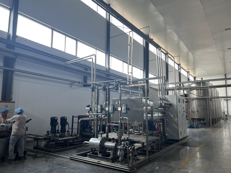 Le-Nutra production workshop - extraction equipment