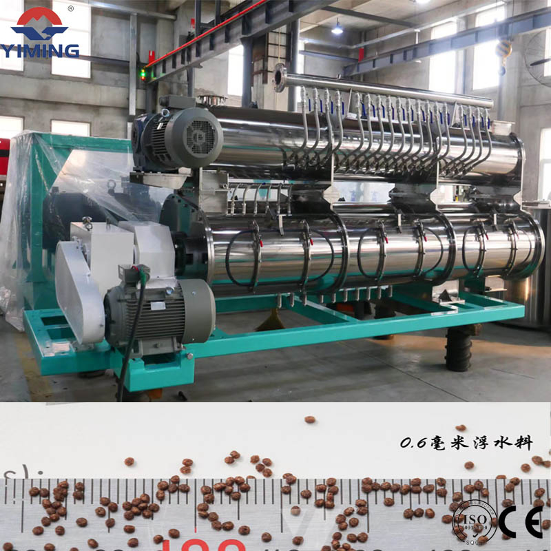 High Productivity Steam Aquafeed Extruder for Extruding Floating Sinking Fish Feed Pellet