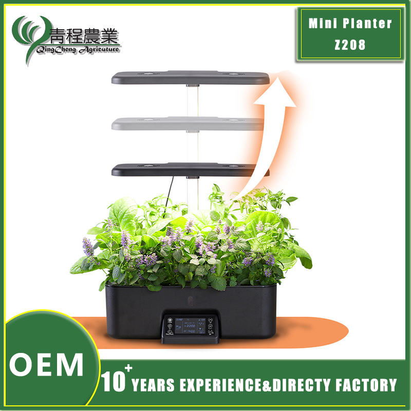 Smart Hydroponic Lettuce Grower with Energy-Efficient LED Lights