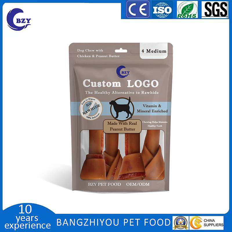 Rawhide Free Small Bone with Peanut Butter11oz (312g) Pouch Dog Treats