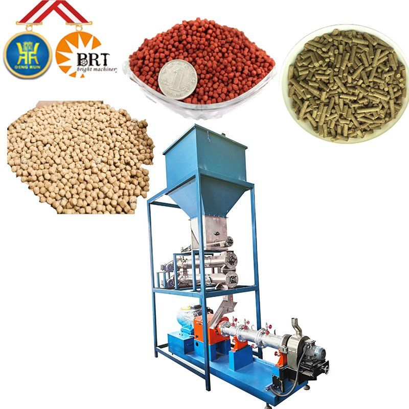 CE ISO Automatic Slow Sinking Pellet Equipment Production Line Plant Floating Fish Feed Extruder Aquaculture Food Machine