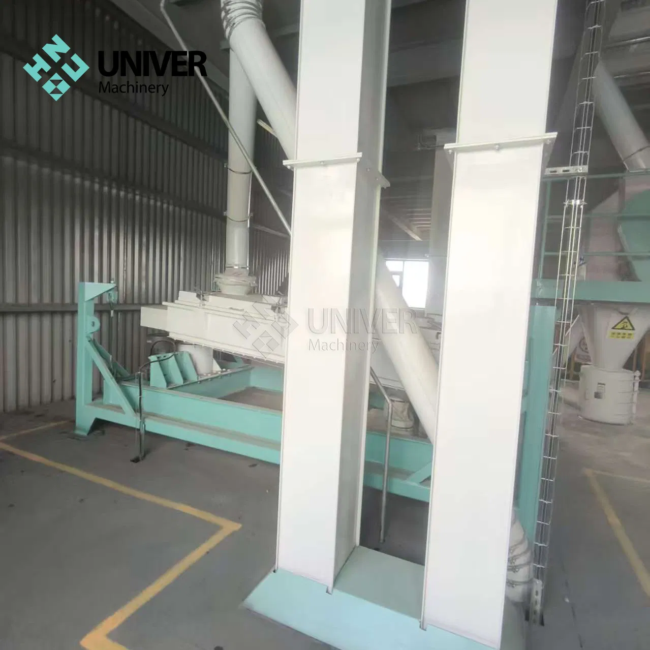 Compact Design Shrimp Crab Pellet Feed Line with Modular Drying and Cooling Unit