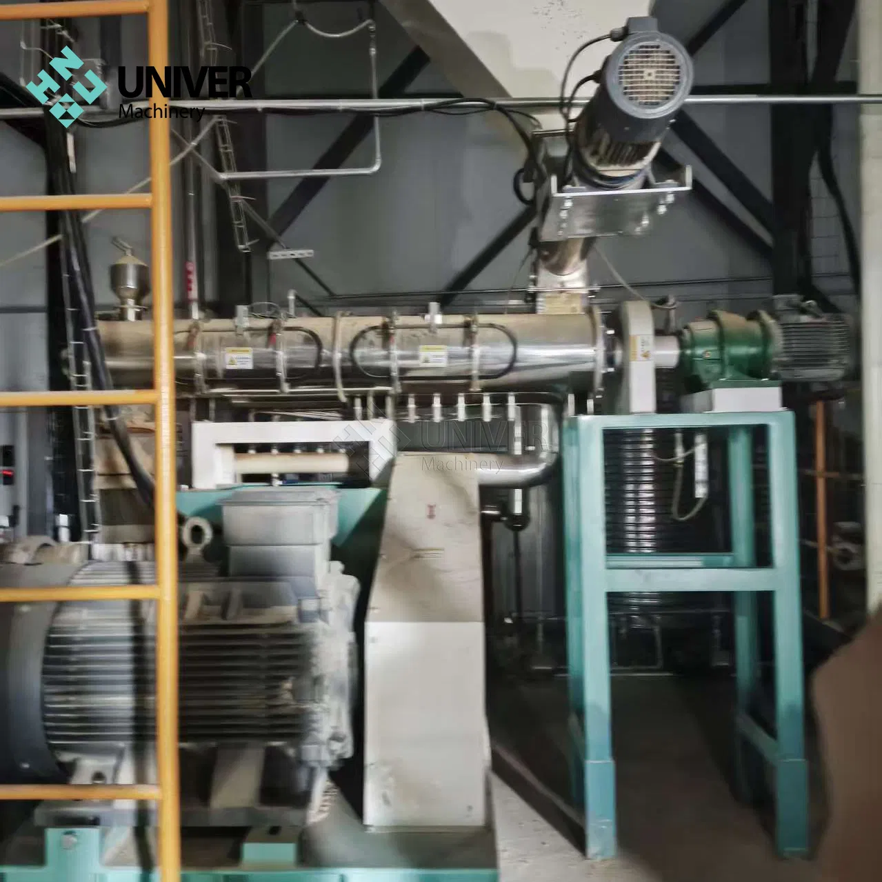 Compact Design Shrimp Crab Pellet Feed Line with Modular Drying and Cooling Unit