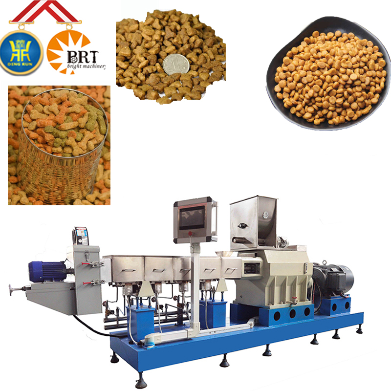 Twin Screw Extruder Fish Croquette Shrimp Fish Feed Food Extrusion Machine