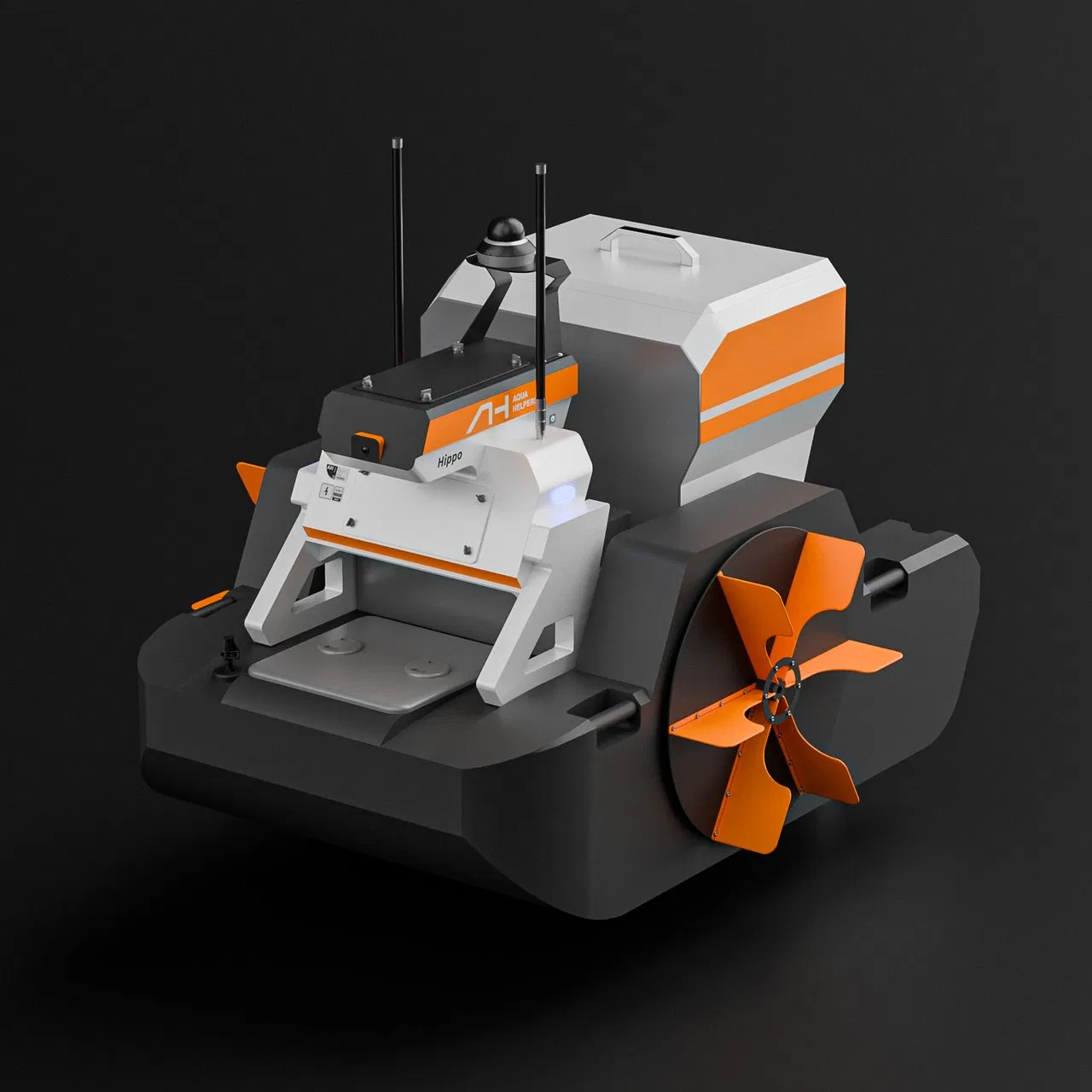Autonomous Aquaculture Feed Spreader with Real-Time Water Quality Sensors Usv