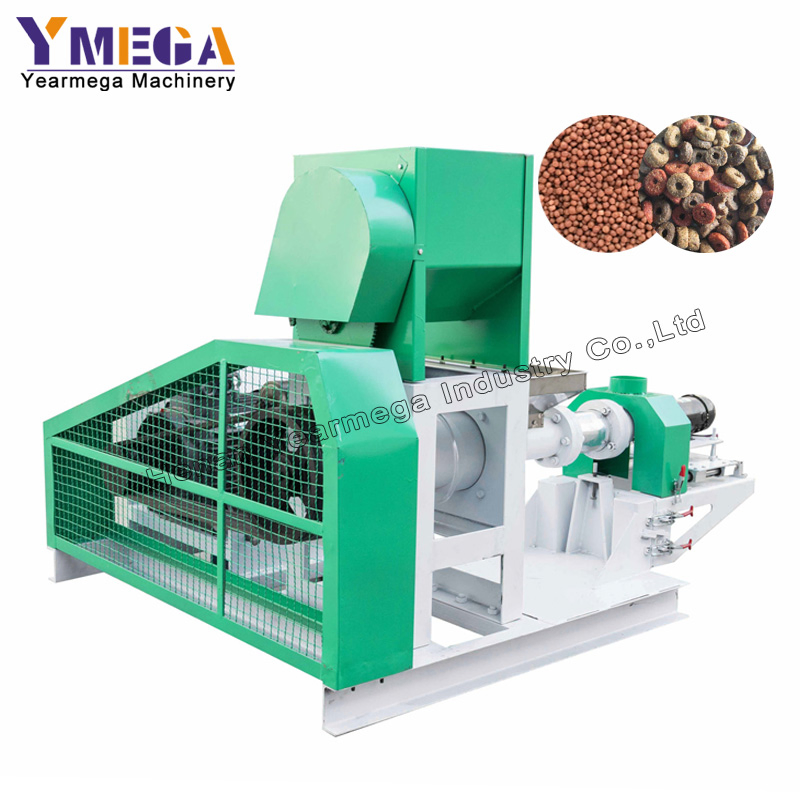Multi-Functional Aquafeed Extruder Machine Supporting Floating and Sinking Pellets