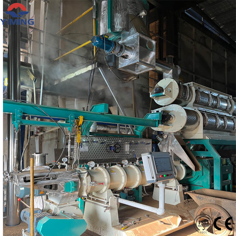 High Productivity Steam Aquafeed Extruder for Extruding Floating Sinking Fish Feed Pellet
