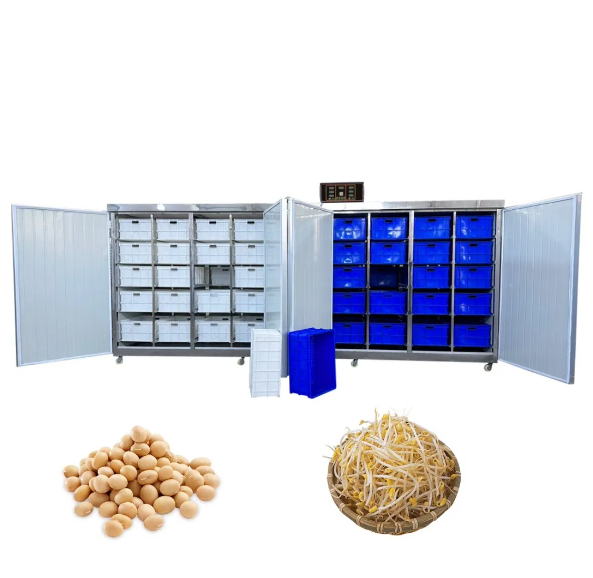 High Yield Fully Automatic Bean Sprout Planting Grower, Universal Yellow and Mung Bean Sprouts