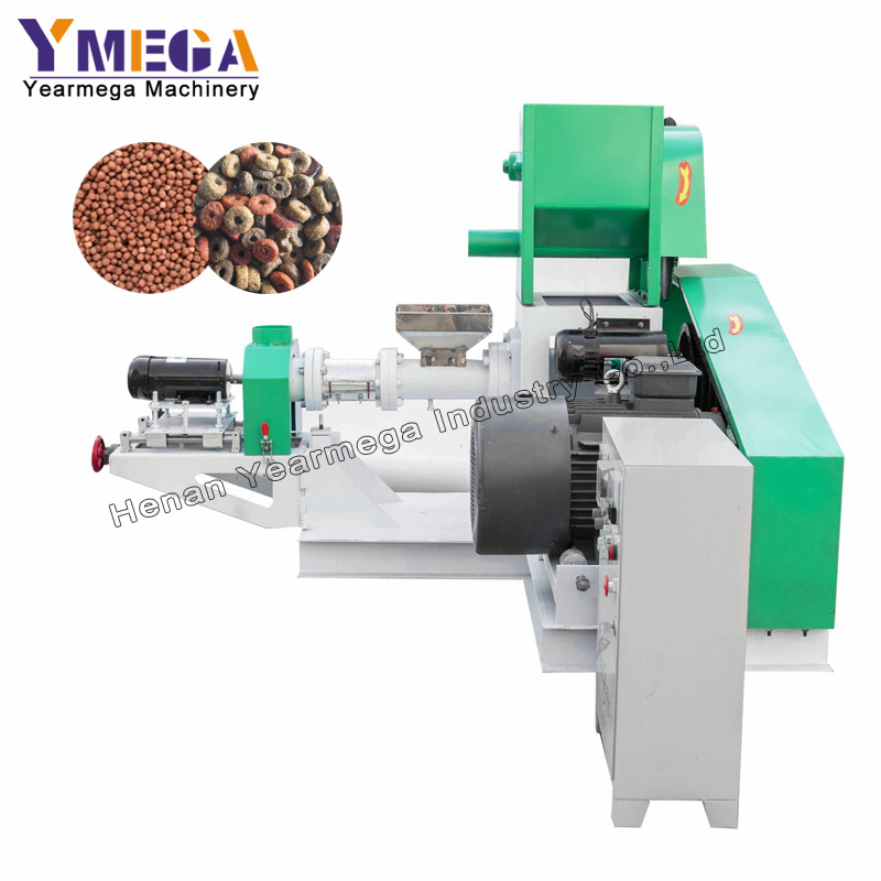 Multi-Functional Aquafeed Extruder Machine Supporting Floating and Sinking Pellets