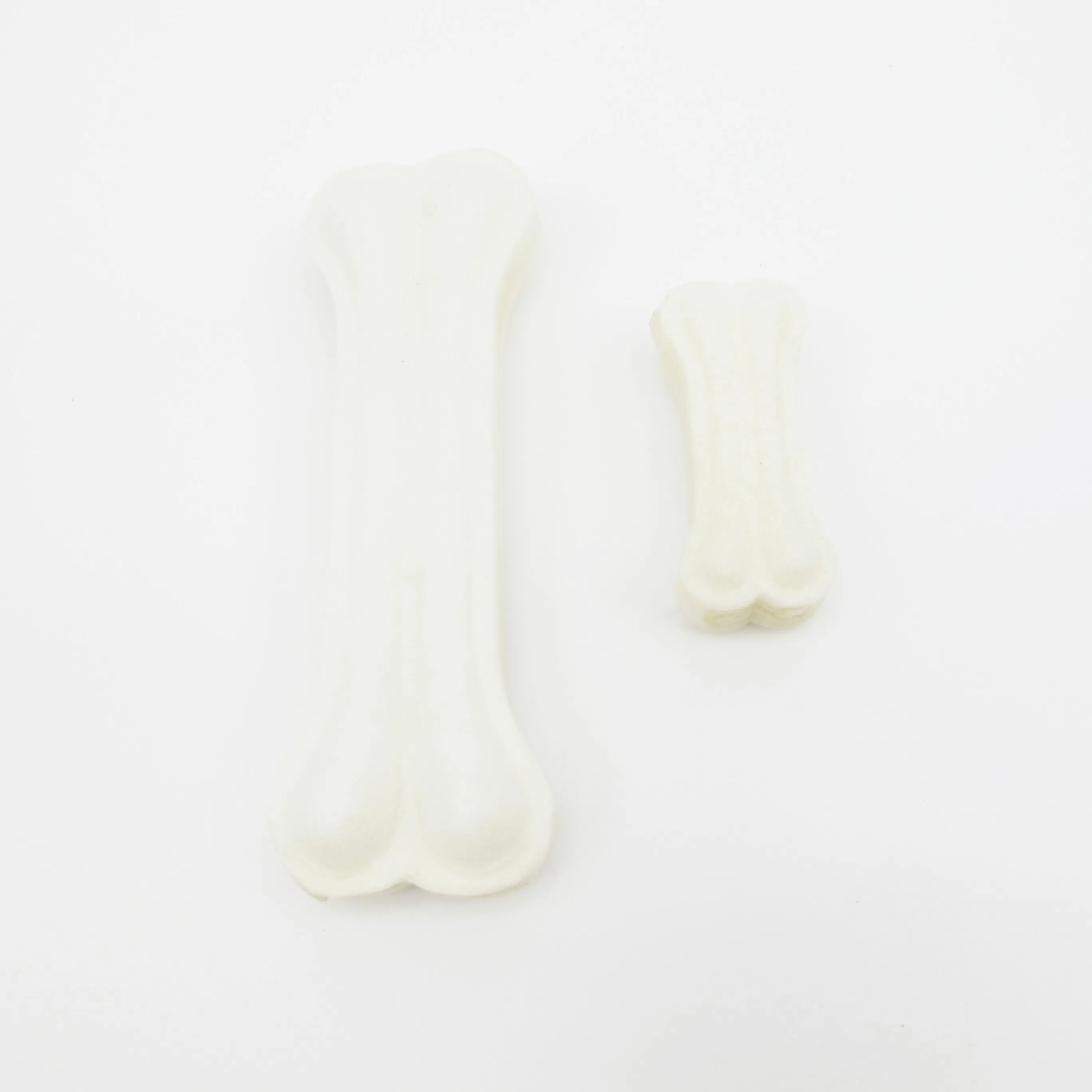 China Wholesale Supply Clean Teeth Calcium Supplement Pet Food Cat Snack Dog Treat Cowhide Pressed Bone Chicken 2 Inch Dog Chew