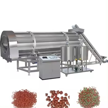 High Capacity Mini Machine Fish Feed Pellet Floating Fish Fodder Production Extruder