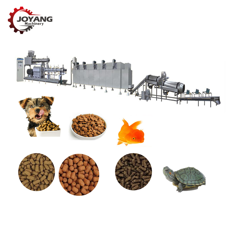 Aquatic Food Extruder Pellet Extrusion Machine Floating Sinking Fish Feed Plant Equipment