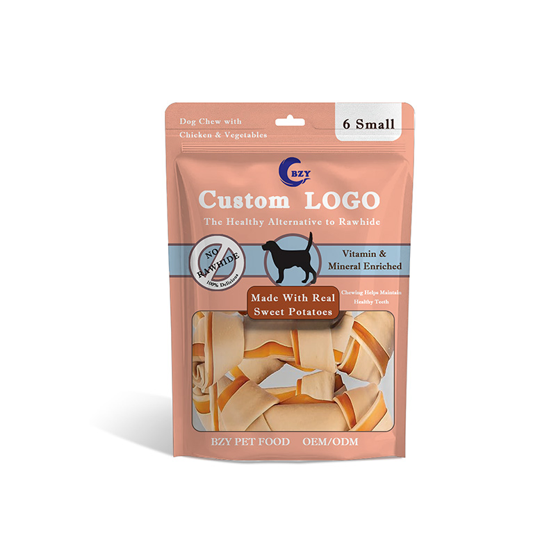 Rawhide Free 6 Small Bone with Sweet Potato 11oz (312g) Dog Treats