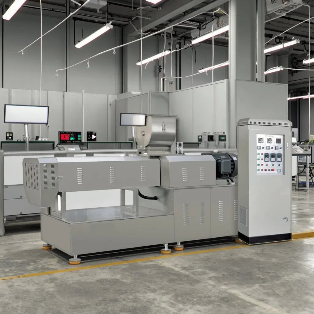 Automatic Pet Food Production Line Floating Fish Feed Pellet Machine