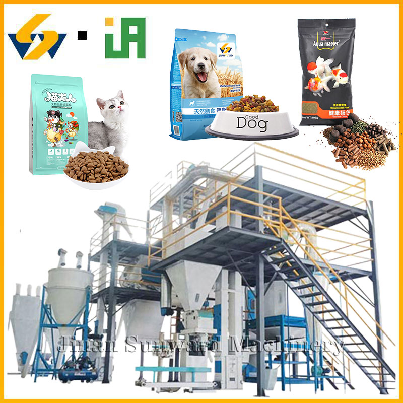 Source Factory High-Quality Best Price Pet Food Production Line Dog Cat Food Manufacturing Unit Plant Equipment Aquatic Fish Shrimp Feed Making Extruder Machine